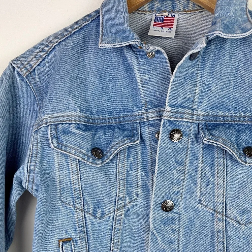 Vintage 80's TYCA Kids Denim Jacket